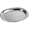 ALESSI VASSOIO OVALE, ACCIAIO INOX JM13 S - 30 x 24 cm