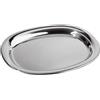 ALESSI VASSOIO OVALE, ACCIAIO INOX JM13 L - 42 x 35 cm
