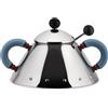 ALESSI ZUCCHERIERA CON CUCCHIAIO, INOX 9097 AZZURRO