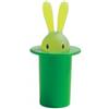 ALESSI PORTA STUZZICADENTI IN RESINA, RABBIT ASG16 VERDE