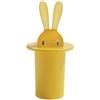 ALESSI PORTA STUZZICADENTI IN RESINA, RABBIT ASG16 GIALLO