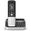 ALCATEL FX990 Voice - Telefono cordless DECT con segreteria telefonica 50 minuti - Schermo grafico a colori ad alta risoluzione - Vivavoce - Blocco delle chiamate - Suonerie VIP - Nero/Grigio