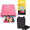 Kodak Step Stampante fotografica wireless portatile con tecnologia ZINK Zero Ink (Rosa) Pacchetto viaggio