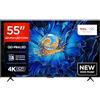 TCL 55C61KS TV LED QD-Mini da 55, 4K UHD, Smart Google TV con Dolby Atmos, Game Master
