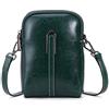 HUA ANGEL mini borsa a tracolla porta cellulare elegante borsetta tracolla donna piccola vera pelle Molteplici tasche tracolla da Shopping quotidiano Datazione nero blu marrone