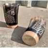 Heineken Set di 2 bicchieri da tiro vichinghi coppa nordica vero corno di bue fenrir l...