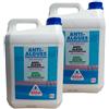 AIGA by MAREVA ANTI-ALGHE MULTIFUNZIONE Tanica da 10 lt - Azione alghicida, anticalcare e flocculante