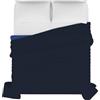 Italian Bed Linen TRAPUNTINO ESTIVO ELEGANT NO STIRO - Made in Italy - Copriletto Matrimoniale 260x270 cm in Morbida Microfibra - Tinta Unita - DoubleFace - Trapunta 100 g - Blu Scuro/Royal