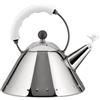 ALESSI BOLLITORE CON FISCHIETTO A UCCELLINO, 9093 BIANCO