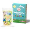 CandyFrizz Selection Candyfrizz Ovetti di cioccolato PASQUA - Busta da 1 kg - Latte Fondente Pistacchio