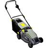 Avilia Rasaerba Elettrico ad Induzione - Tosaerba Regolabile 5 Altezze di Taglio, Diametro di Taglio 380mm, Velocità 3000 giri/min, 1600W, 230V, con Cesto di Raccolta 50L, 143x105x55cm