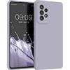 kwmobile Cover per Samsung Galaxy A53 5G Custodia - Back Case per Smartphone in Silicone TPU - Protezione Gommata - lavanda pastello