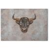 A.S. Création WTD DD132070 - Stampa su tela, motivo: Big Three Wisent, colore: grigio, beige, 75 x 50 cm