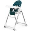 PEGPEREGO Peg Perego - Seggiolone Prima Pappa Follow Me Plus - Petrolio