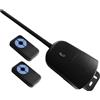 MELCHIONI Kit attuatore da esterno composto da ricevitore 2 canali 2 radiocomandi con frequenza fissa 433mhz Melchioni 559540140 [02181000]
