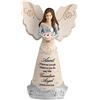 Pavilion Gift Company Figurine Statuetta di Angelo, Resina, Viola, 15 cm / 6