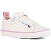 Geox J Gisli Girl A, Scarpe da Ginnastica, Bianco, 32 EU