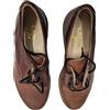 Lappy Scarpe da uomo Lappy taglia 46 Marron scuro suola carroarmato NUOVE