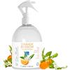 bleu & marine Bretania bleumarine Bretania - Idrolato di Arancione 100% Puro Naturale | Tonico Lenitivo Anti-Macchie | Trattamento per Pelle e Capelli | Ideale per Cosmetici Fai-da-te | Rinforzante Ciglia, Clear, 500 ml