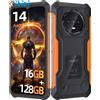 Does not apply Telefono Indistruttibile Antiurto Robusto, 5100mAh, Face ID/OTG/GPS/Dual SIM 4G/