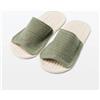 MUJI Colore raro! Sandali da camera in cotone MUJI punta aperta verde taglia M (23...