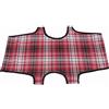 Leopet Telo di ricambio per brandina pieghevole scozzese rosso cm 55x90
