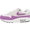 Nike Air Max 1 '87, Sneaker Donna, Grigio Neutro Fucsia Dream Bianco Nero, 40 EU