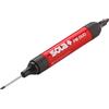 Sola PM DUO - Matita per fori perforati e pennarello permanente in uno - Nero - Matita per fori profondi per marcature precise fino a 25 mm di profondità