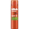 Gillette Fusion, gel da barba da uomo, 200 ml, con olio di mandorle, per pelli sensibili, effetto 5 volte: pulisce, idrata, protegge, rinfresca e lenisce, regalo per uomini
