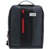 PIQUADRO Zaino Porta Computer 15.6 con Tasca Davanti Verticale | Piquadro Urban | CA4818UB00-Grigio/Nero
