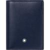 Montblanc / Meisterstück / porta carte 4 scomparti / pelle blu - 131693
