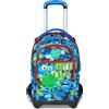 SEVEN Sj Gang Fantasys Boy Zaino Scuola Trolley Jack-3wd+