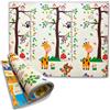 GIODICART Maxi Tappeto Gioco Arrotolabile Primi Passi per Neonati e Bambini cm 200x150, Alto Spessore 1 cm
