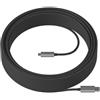 Logitech Cavo USB C STRONG 3.2 Gen 2 Black 10m 939 001799