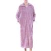 Generic Accappatoi da bagno in spugna per uomo pigiama da uomo set plus size pigiama super morbido con cerniera aperta camicie da notte sciolto comfort lounge accappatoi ispessimento lusso caldo pile spa