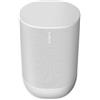 Sonos Move lo Smart Speaker da Outdoor, Alimentato a Batteria per l'Ascolto della Musica Dentro e Fuori Casa, Amazon Alexa e Google Assistant Integrati, Bianco