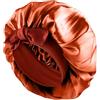 Abeillo Cuffia per dormire in raso da donna, 1 pezzo, cuffia per dormire in morbida seta, per dormire, con fascia per legare i capelli ricci, trecce da donna (marrone chiaro)
