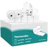 Inoverse EC-Cash - Rotoli termici da 57 mm x 30 mm x 12 mm, 10 m, 25 rotoli, senza BPA, per registratori di cassa, dispositivi EC, bancomat