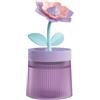 MiOYOOW 260ML Umidificatore, USB Diffusore di Flower Mist con Luce e 2 Modalità di Nebulizzazione, Umidificatori Portatile per Auto Ufficio Casa Camera da Letto
