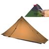 Telomat 3FULGEAR Lanshan 1 Pro - Tenda ultraleggera per 1 persona, 3/4 stagioni, nylon rivestito in silicone 20D, impermeabile, leggera per escursioni, campeggio (cachi, aggiornamento 3 stagioni)