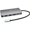 i-tec Metal USB-C Nano Dock HDMI/VGA with LAN + Power Delivery 100 W