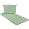 GHIOCUSCINI | Materasso Pieghevole per Culla Campeggio, Materasso Bambino 100% Cotone, Fantasia Pois Verde, Sfoderabile e Lavabile, 60 x 120 cm, Alto 4.5 cm, Made in Italy
