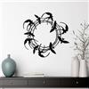 Wallity Hanah Home Elegante accessorio decorativo da parete in metallo, 57 x 55 cm, 100% metallo, spessore 1,5 mm, facile da montare a parete, perfetto per decorazioni moderne