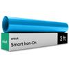 Cricut Smart Iron on, blu oceano - 33 cm x 0,9 m Bulk (1) | Vinile a trasferimento termico HTV - Taglio opaco per tagli lunghi