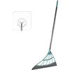 DOUFAN Multifunzione Magic Broom Wipe Squeeze Mop in silicone: spazzatrice leggera per tappeti, spazzatrice 4 in 1, spatola/scopa/raccoglitore di capelli/detergente per pavimenti (verde)