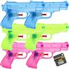TE-Trend 6 Pezzi Pistole d'Acqua Pistole a Spruzzo Set 13 cm Festa di Compleanno Bambini Regalo
