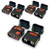 VUNIVERSUM 3 paia (6 pezzi) di connettori originali anti-flash, ad alta corrente QS8S QS8 8 mm, EC8, connettori dorati, anti-polarità, nero fino a 180 A, per bicicletta elettrica, scooter elettrico