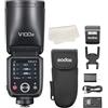 Godox V100-C 100Ws Touchscreen Fotocamera Flash Speedlite per Canon,batteria di carica USB-C,2.4G X Wireless HSS TTL Flash per Canon R5 R6 R6II R7 R8 RP R R50 M50 90D 6D 7D 5DMarkIII