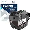 LCL LC422 LC422XL Nero Alta capacità Cartuccia d'inchiostro Compatibile per Brother LC-422XL LC422XL LC422XLBK LC422BK per MFC-J5340DW MFC-J5345DW MFC-J5740DW MFC-J6540DW, MFC-J6940DW(1-Pack)