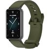 GIOPUEY Cinturini Compatibile con Honor Band 9, Morbido Silicone Cinturino [Resistente all'Usura] [Traspirante] - Army Green